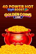 Spinit Casino – 40 Power Hot Triple Boost Golden Coins Link od Amusnet